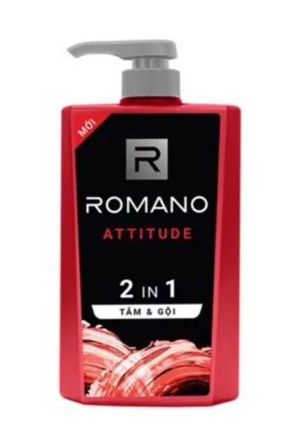 Tắm gội romano 2in1 Attitude đỏ 650g