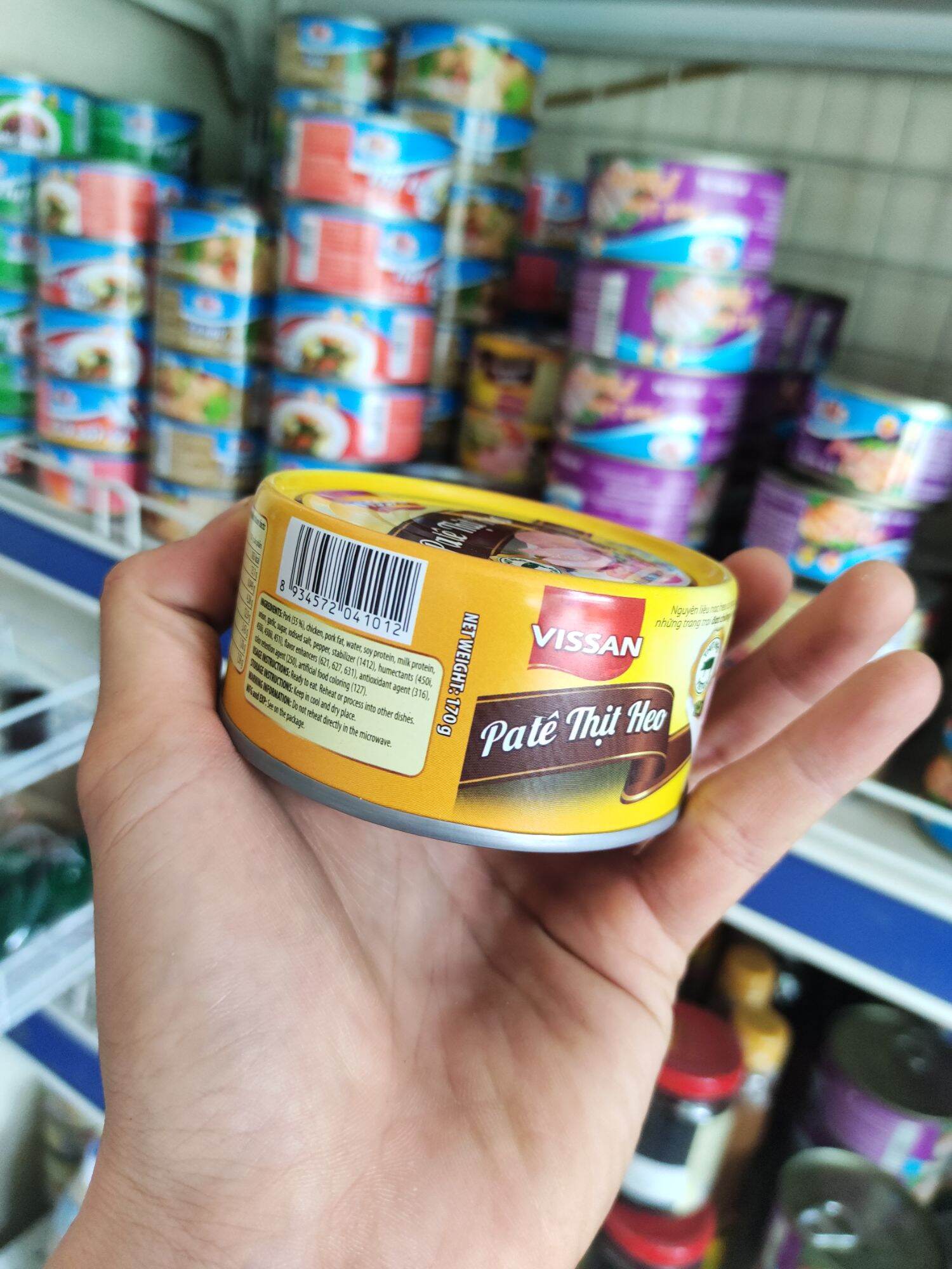 Pate | thịt heo | Vissan | 170g