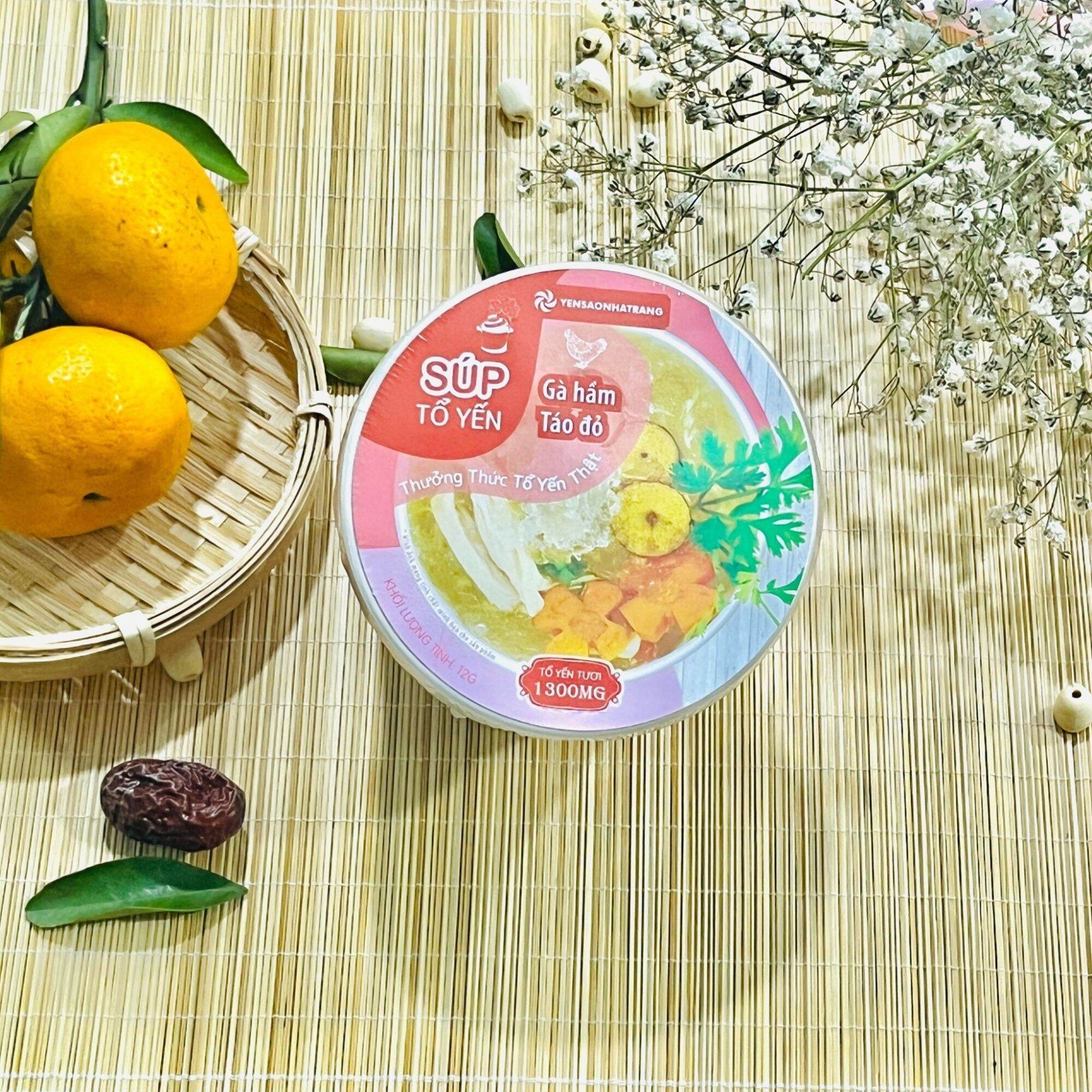 Súp Tổ Yến Ăn Liền - Gà Hầm Táo Đỏ