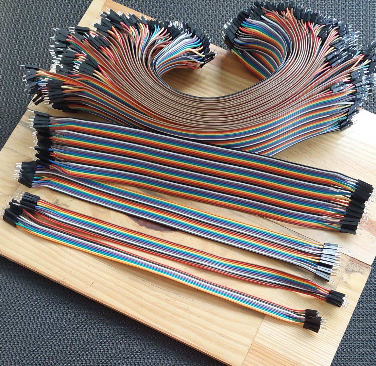 Dây cắm Breadboard 2 đầu cực dài 30cm, tệp 10 sợi