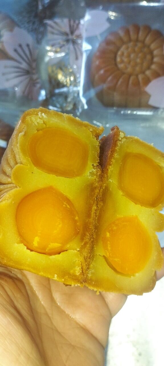 Bánh trung thu nhân đậu xanh nhà làm,handmade