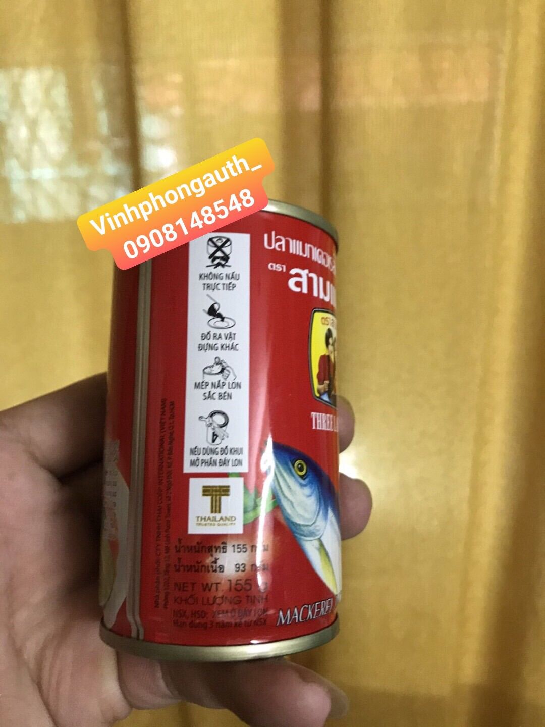 Cá mòi 3 cô gái 155gr