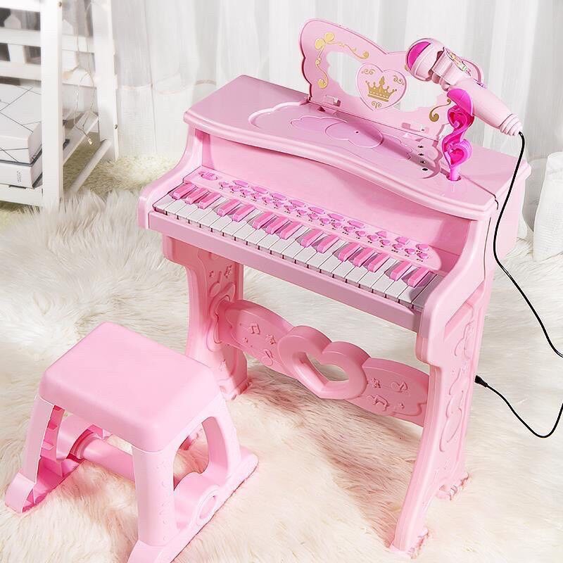 ĐỒ CHƠI ĐÀN PIANO 37 PHÍM KÈM GHẾ CHO BÉ