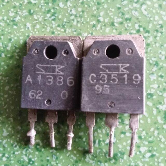 1 ĐÔI TRANSITOR A.1386+C3519 THÁO MÁY