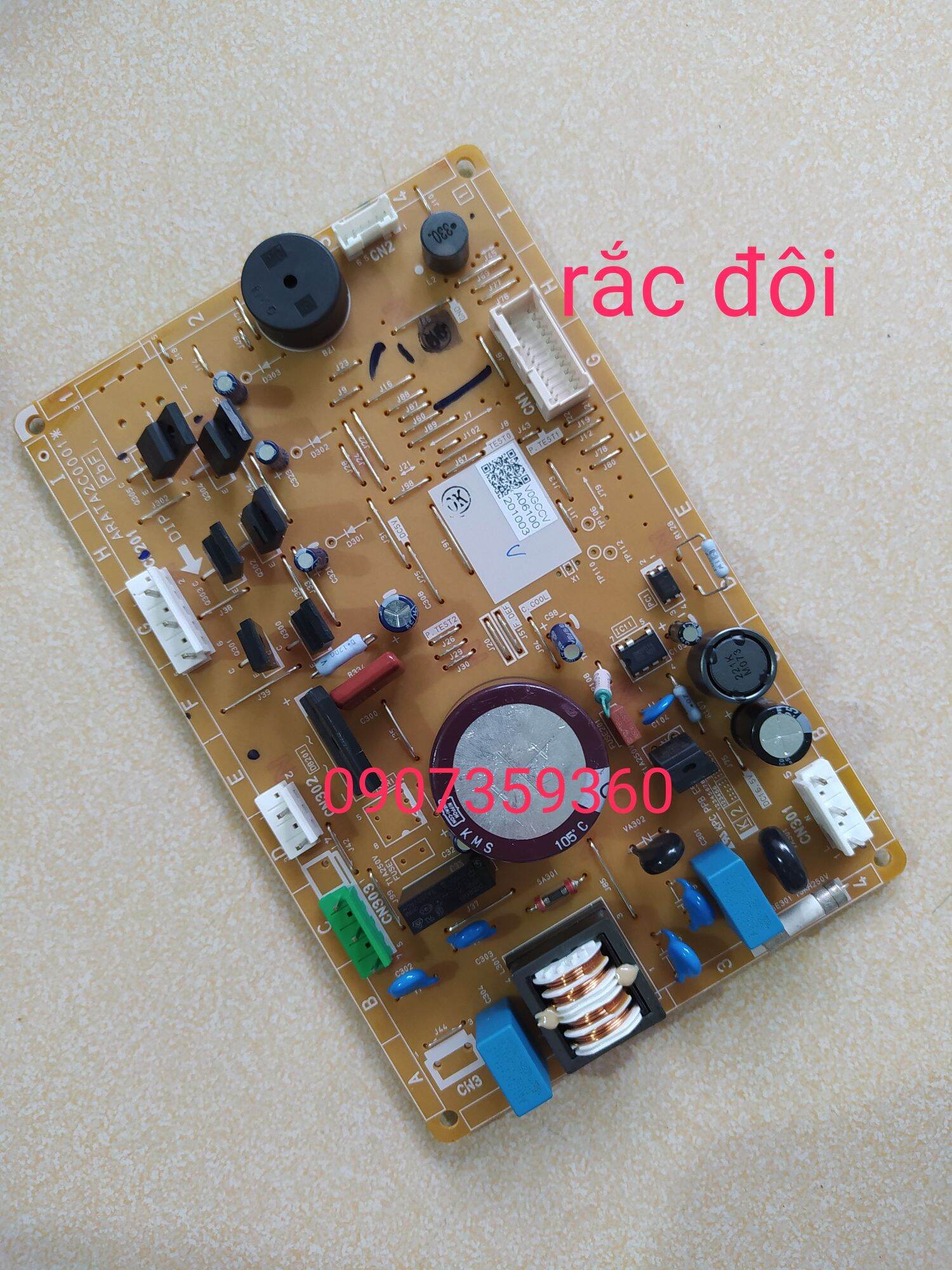 board mạch tủ lạnh Panasonic rắc đôi hàng chính hãng