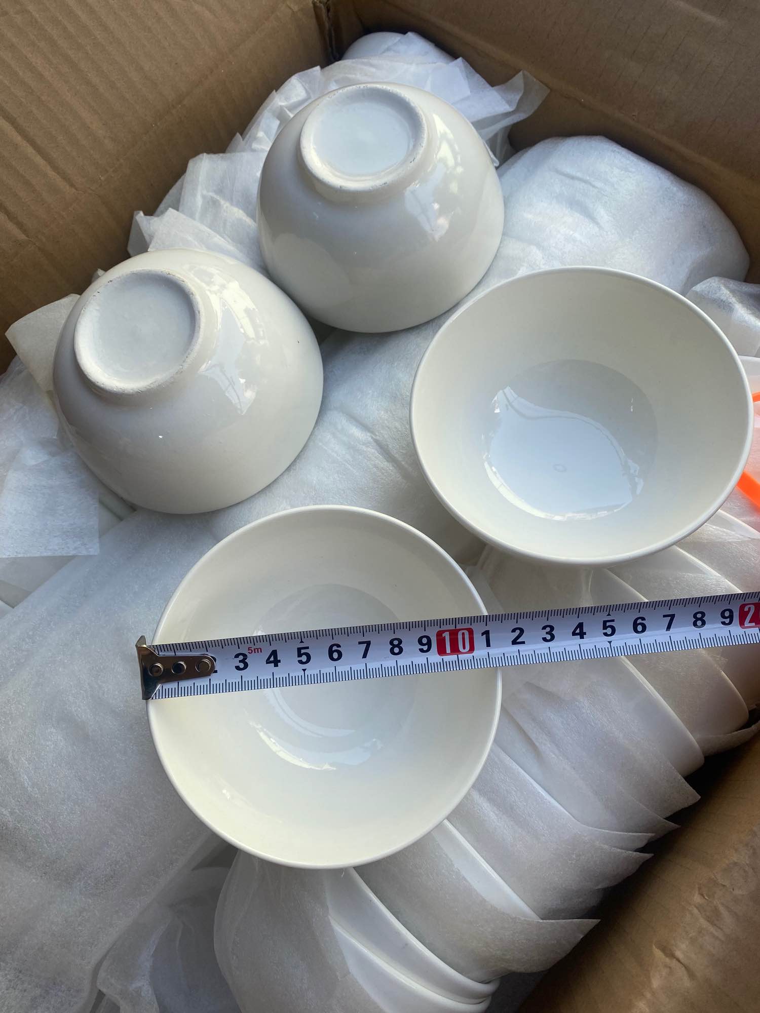 BỘ 10 CHÉN TRẮNG TRƠN KHUYẾN MÃI ( 11cm )