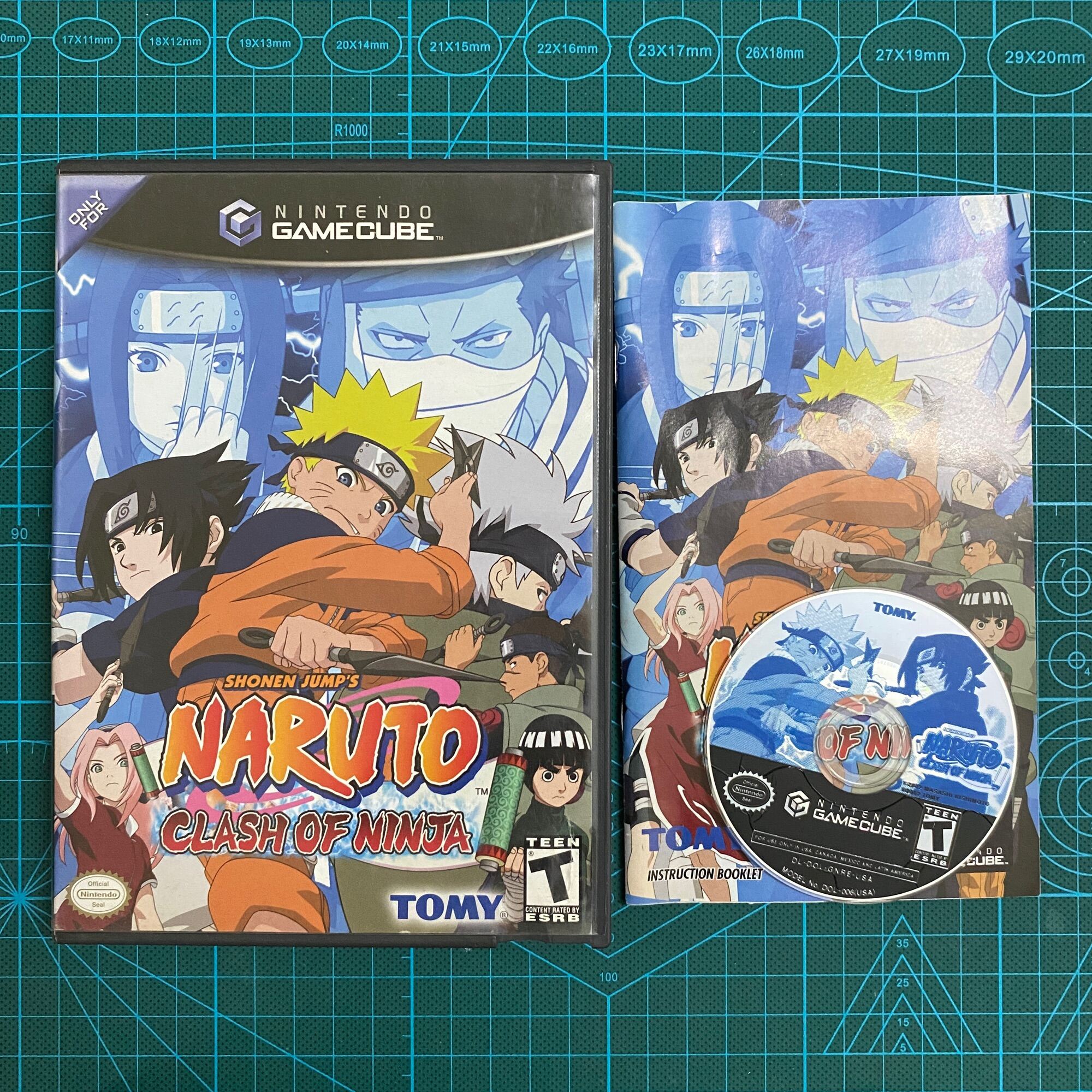Đĩa game Naruto Gamecube hệ US