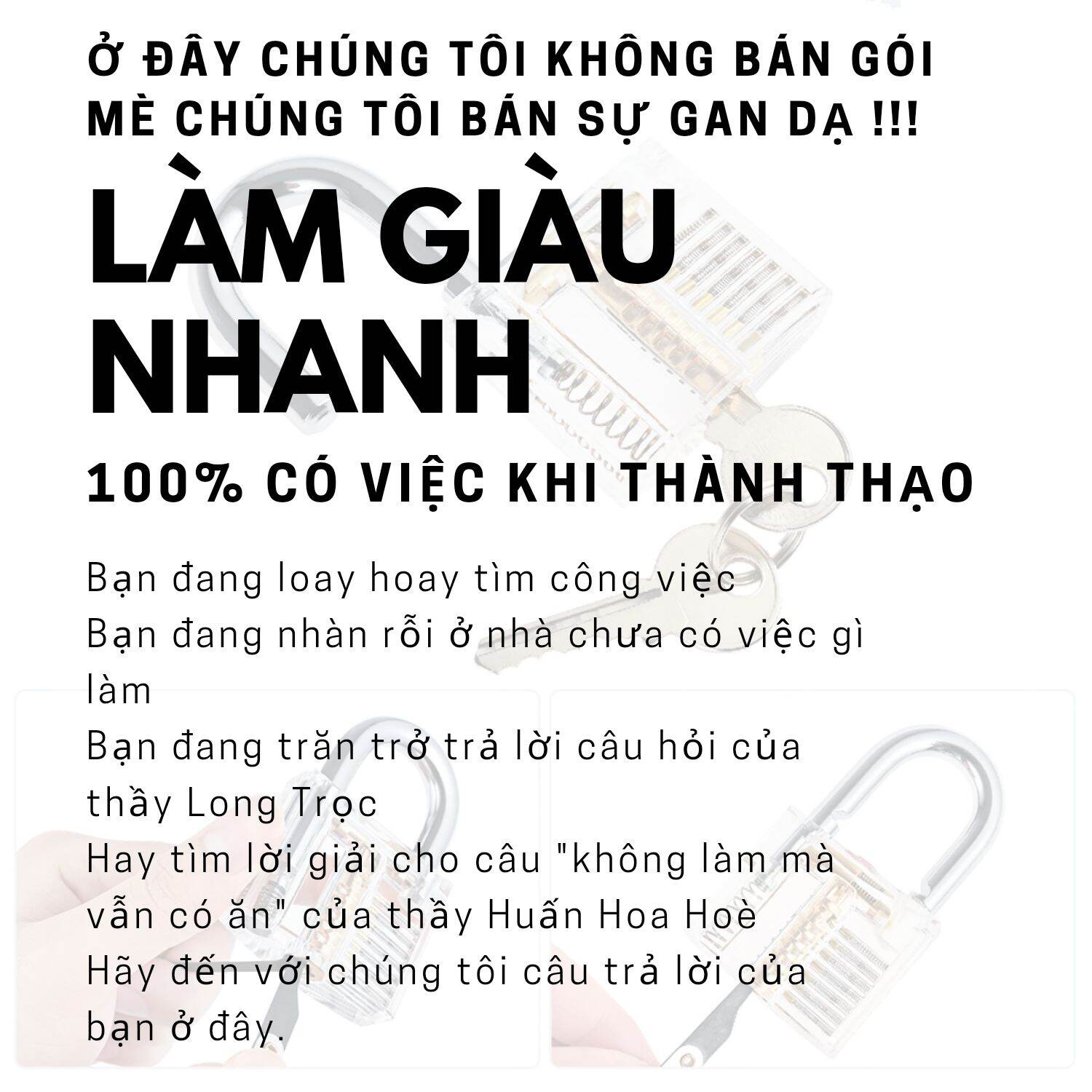 Bộ dụng cụ sửa chữa khóa hỏng 15 món chuyên nghiệp của Kỳ Anh thợ khoá