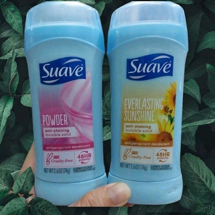 SÁP KHỬ MÙI 48 GIỜ SUAVE 74G KHÔ THOÁNG VỚI HƯƠNG HOA THƠM NGÁT, HÀNG MỸ CHÍNH HÃNG