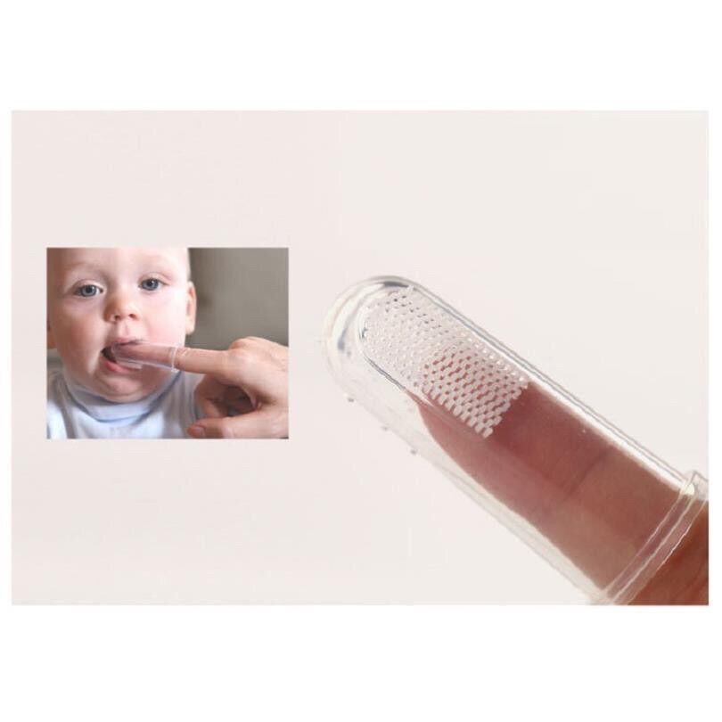 Dụng cụ rơ lưỡi, vệ sinh răng miệng cho bé