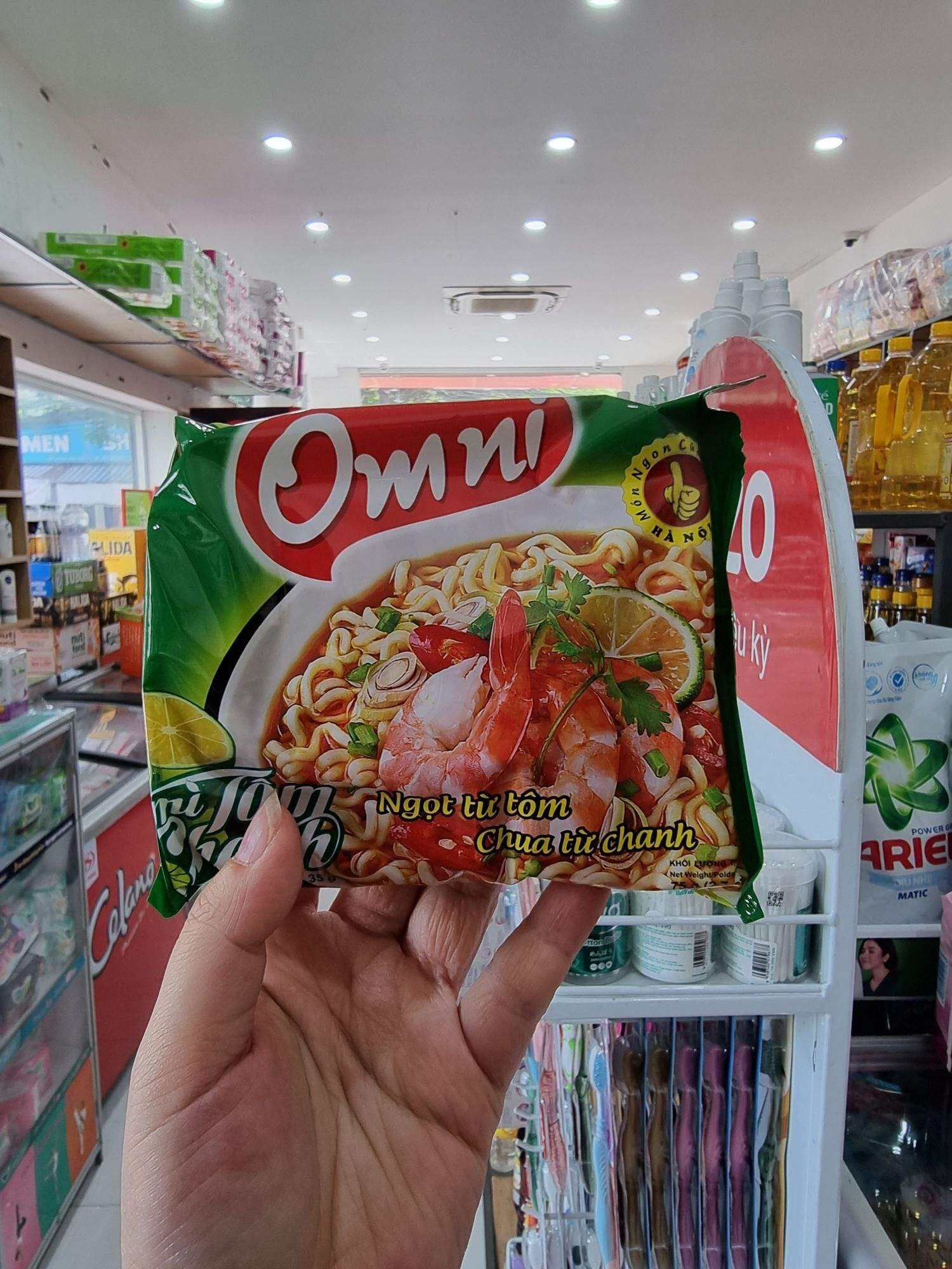 Combo 10 gói mì tôm chanh Omni