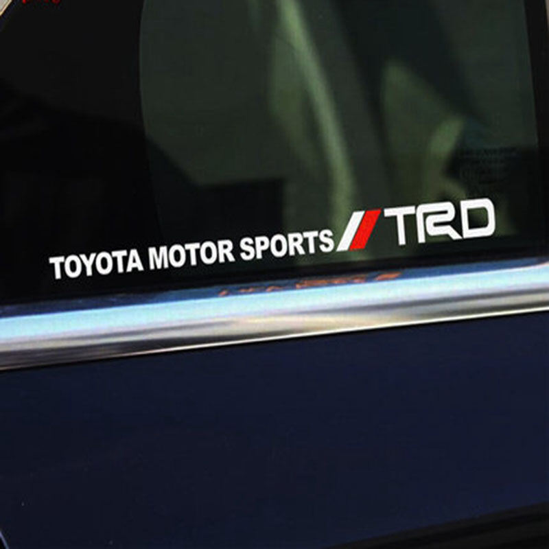 Decal dán kính cửa sổ xe ô tô trang trí trd decal dán hoa thích hợp dùng cho xe toyota corolla camry rav4