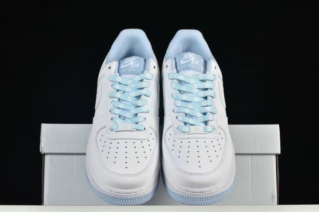 Nike Air Force One Blue n White Quality thumbnail