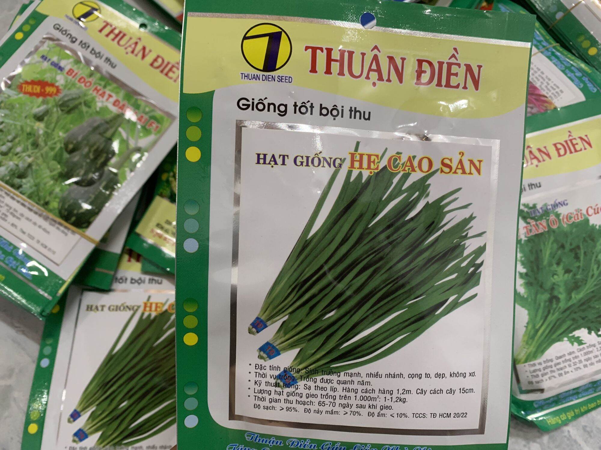 Hạt Giống Hẹ Cao Sản gói 1g