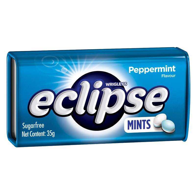 Kẹo Ngậm Không Đường Eclipse Hộp 35G (Hơi Thở Thơm Mát,Sảng Khoái)