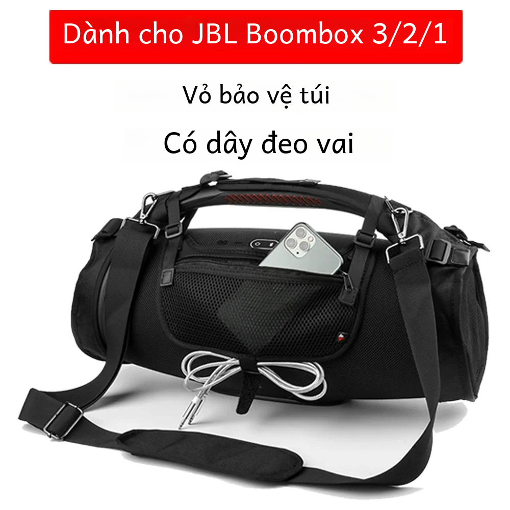 Jbl Boombox Du Lịch Ngoài Trời Hộp Đựng Túi Túi Bảo Quản Có Dây Đeo Vai Có Thể Điều Chỉnh Vỏ Bảo Vệ 