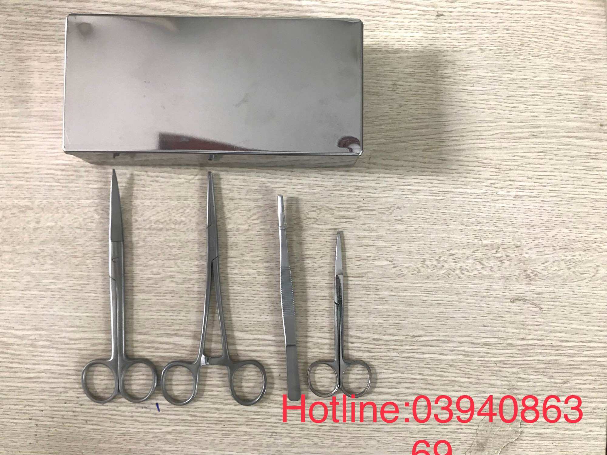 Bộ dụng cụ y tế thay băng vệ sinh rửa vết thương gia đình