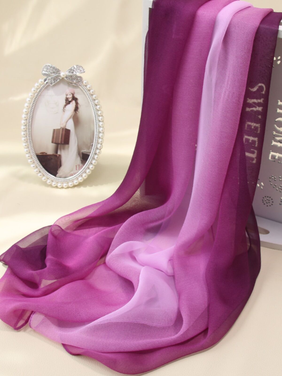 Khăn Choàng Lụa Dài Mùa Xuân Thu Mỏng Phong Cách Hàn Quốc Nghệ Thuật Mùa Hè Chống Nắng Đa Năng Khăn Khiêu Vũ Hình Thể