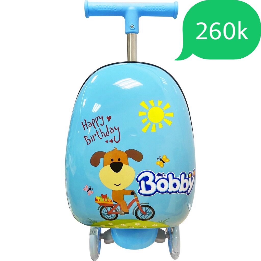 Xe Scooter vali cho bé quà tặng Bobby