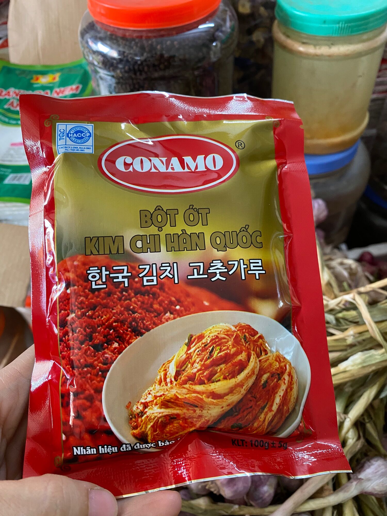Bột ớt kim chi Hàn Quốc gói 100g