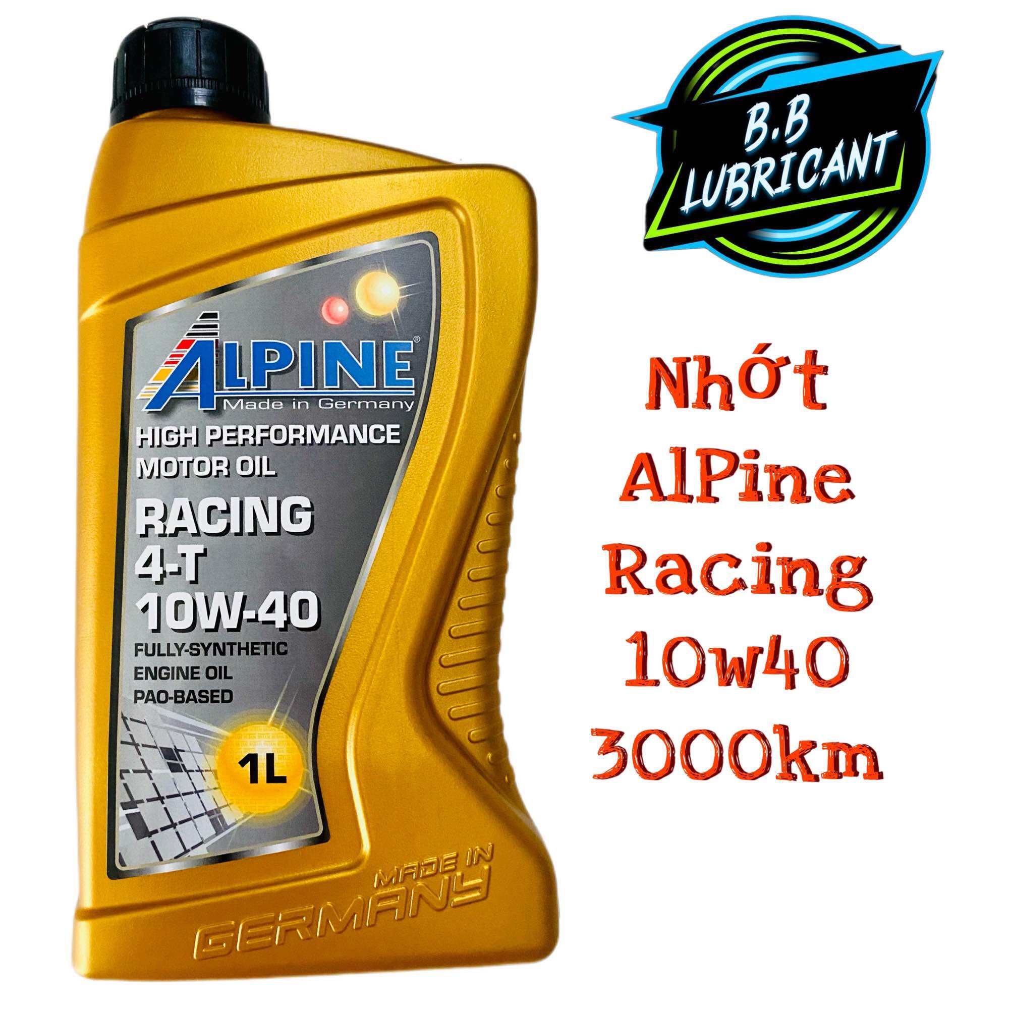 Nhớt Alpine racing 10w40 4T