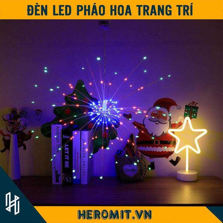 Đèn led hình pháo hoa đủ màu - firework - loại 100 led