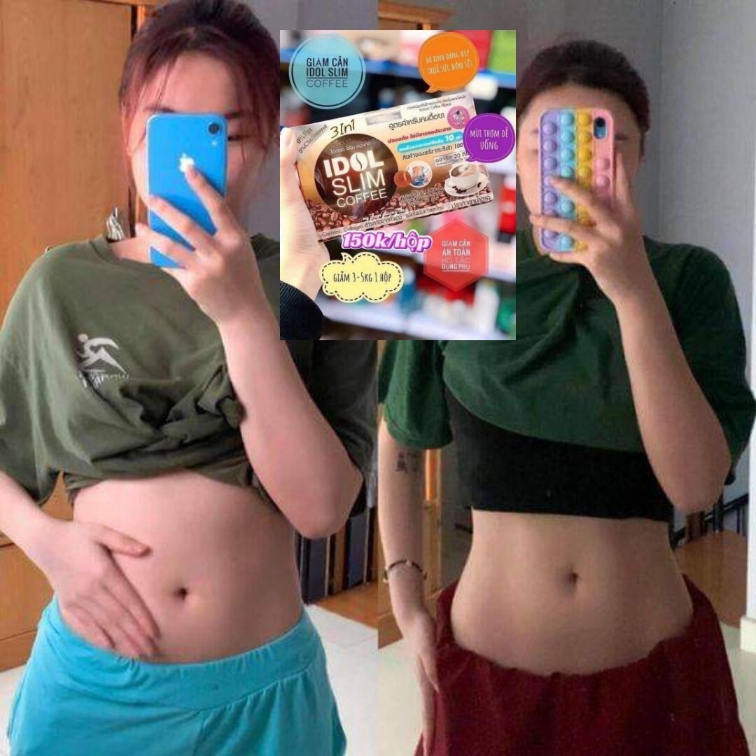 Cà phê giảm cân IDOL Slim coffee 3in 1 mẫu mới
