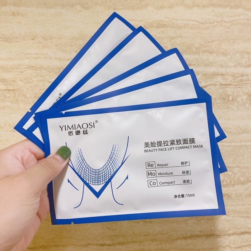 (Combo 3 miếng)Mặt nạ Vline thon gọn mặt Yimiaosi