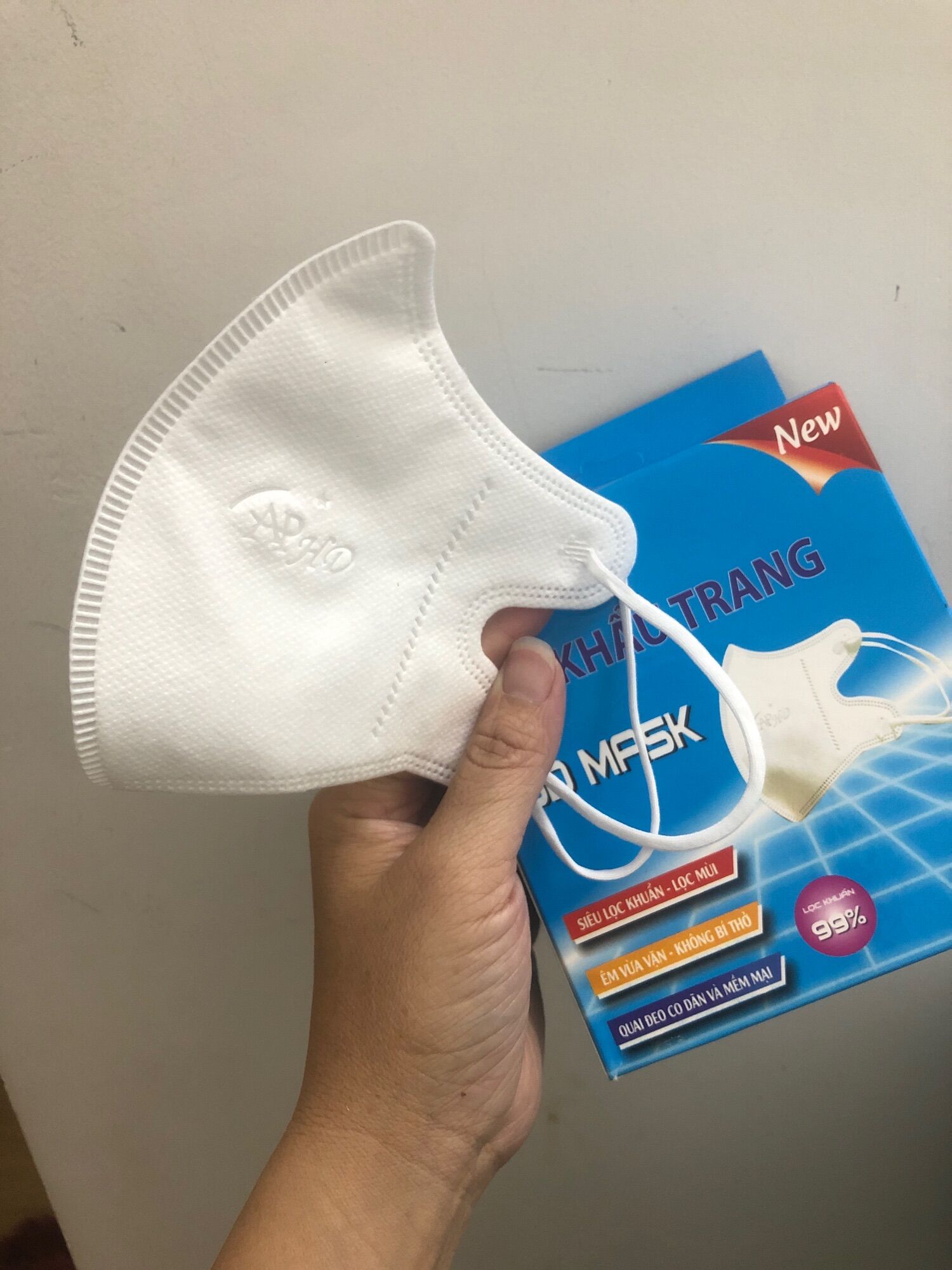 Khẩu trang 5d an phong 1 hộp 10 cái : 10000