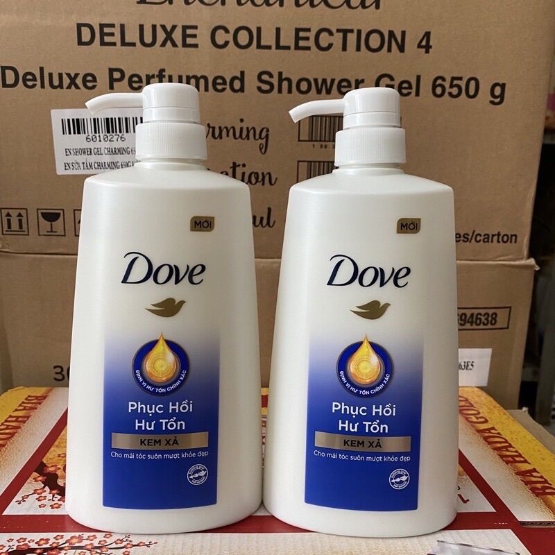 Kem xả dove phục hồi hư tổn 610g