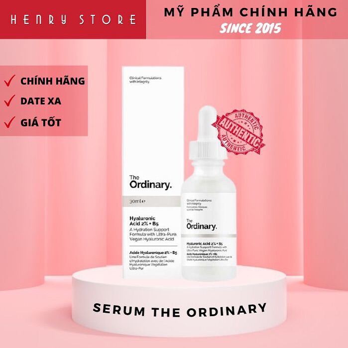 [𝘊𝘩𝘪́𝘯𝘩 𝘏𝘢̃𝘯𝘨] Serum The Ordinary - Hyaluronic Acid 2% + B5 Serum