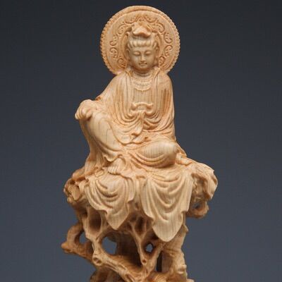 Tượng Gỗ Quan Âm Tự Tại