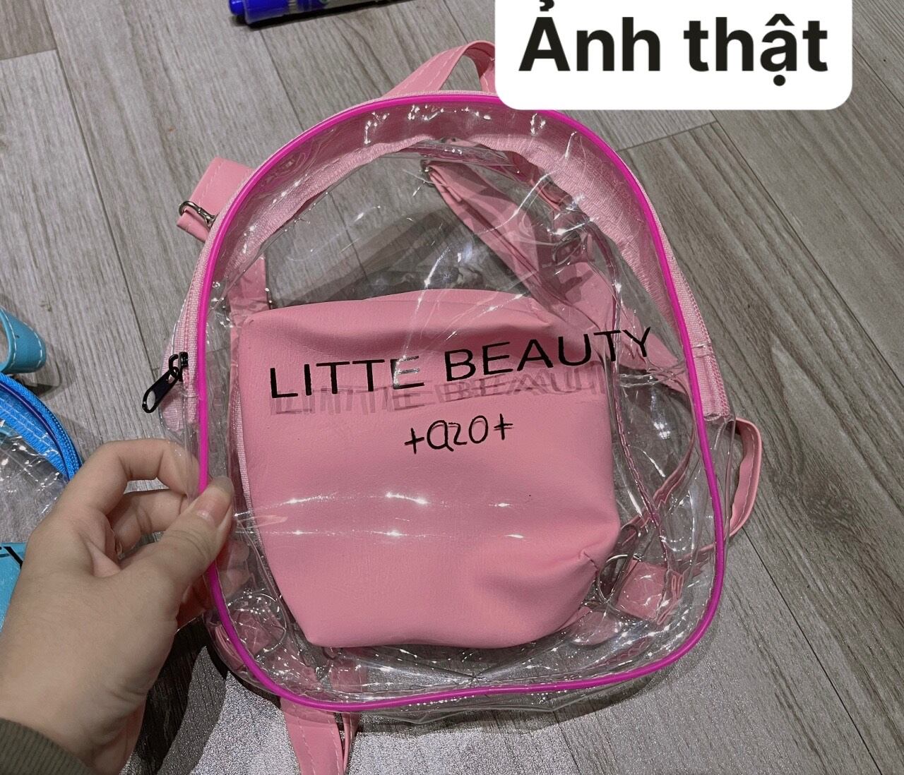 BALO MINI TRONG SUỐT KÈM ẢNH THẬT