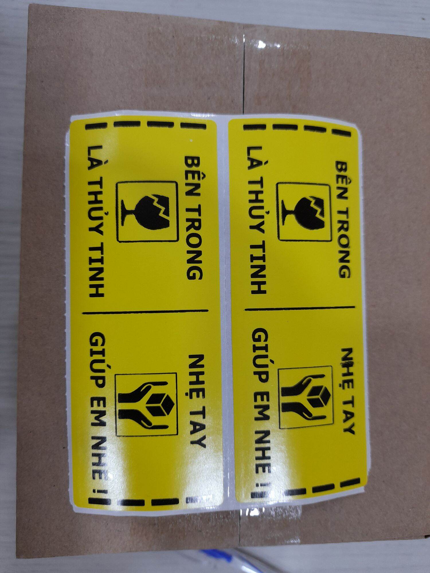 100 Tem - Tem dán xin nhẹ tay khổ 103x40mm