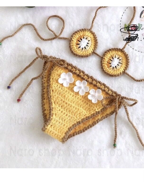 Bikini Handmade đi biển cho bé (mẫu 2)