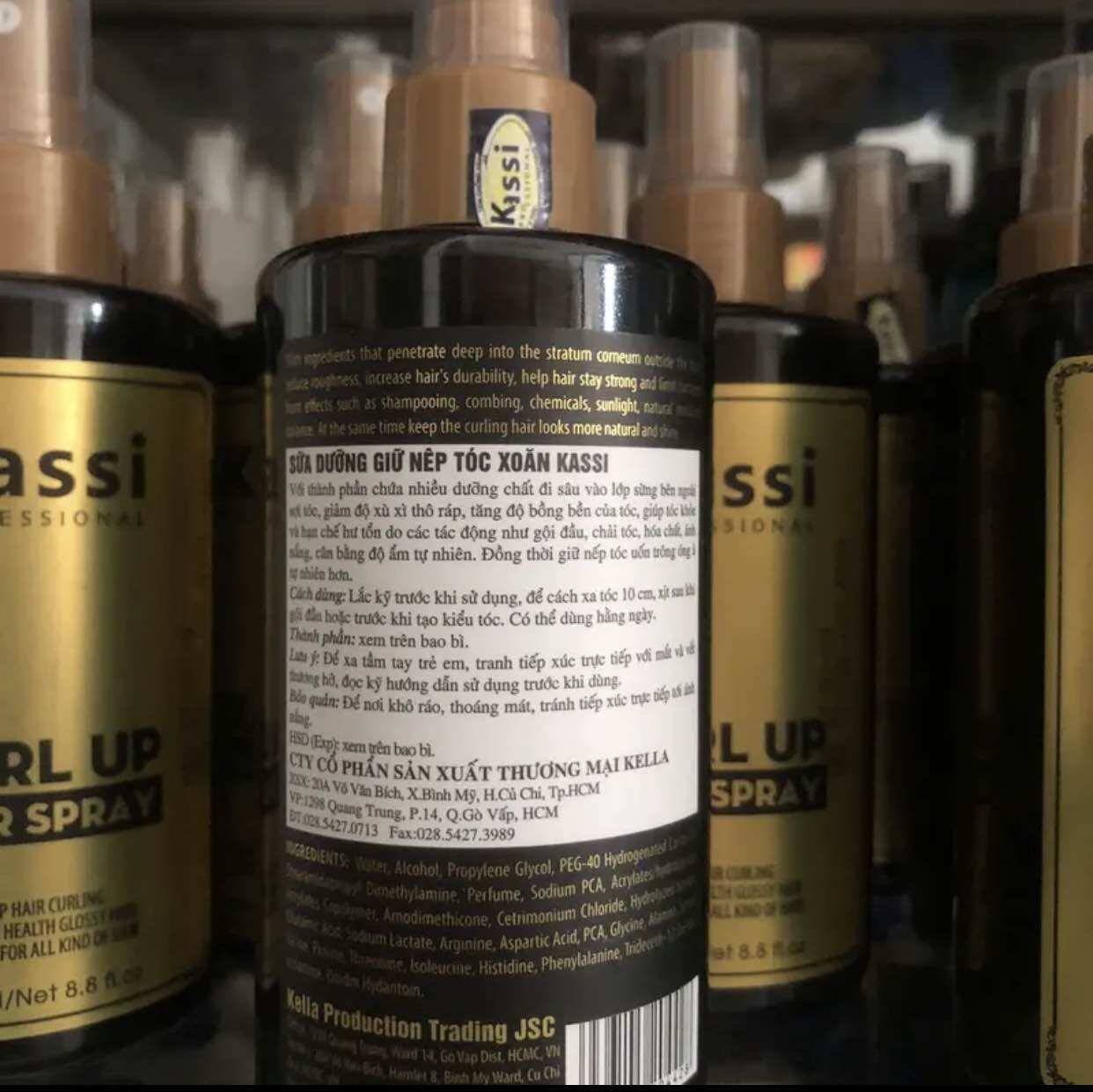 Sữa Dưỡng Tóc Dành Cho Tóc Xoăn Kassi (Chai 250ml)