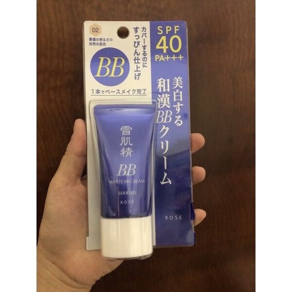 [Auth-date xa] Kem nền bb kose sekkisei white cream 6in1