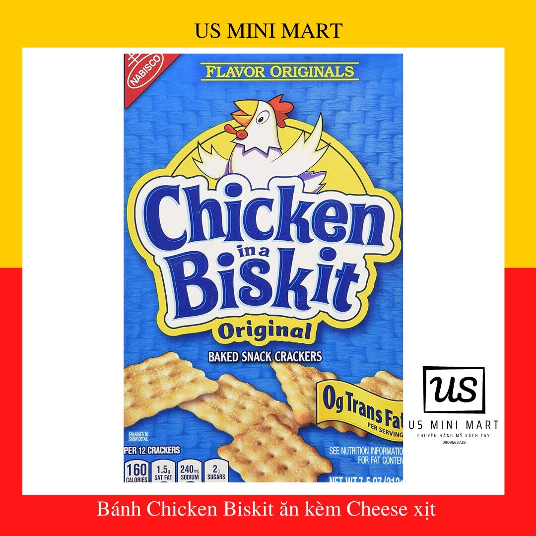 Crackers Chicken Biskit 2 size Lớn và nhỏ