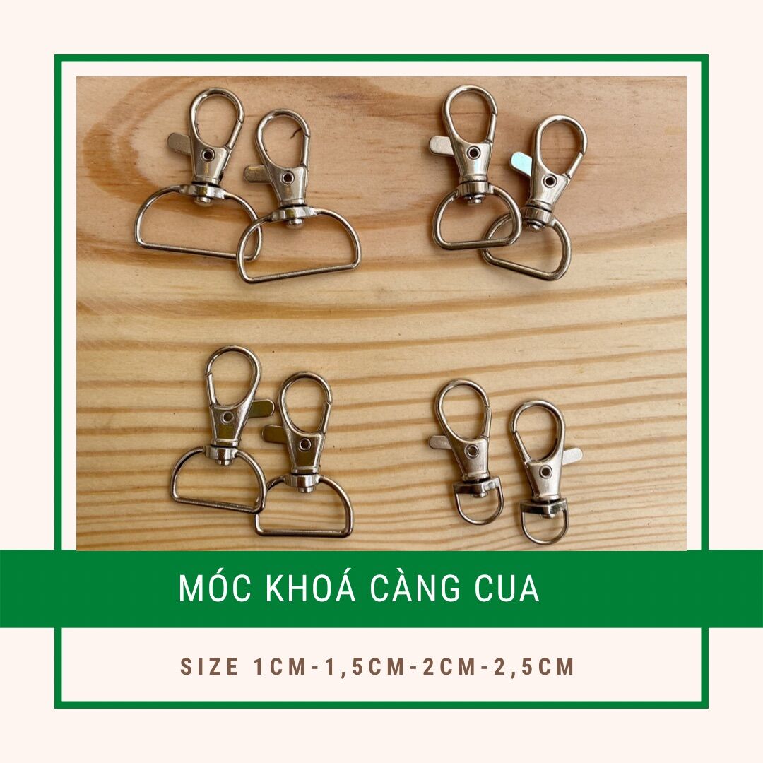 1cái Móc khoá càng cua làm túi xách