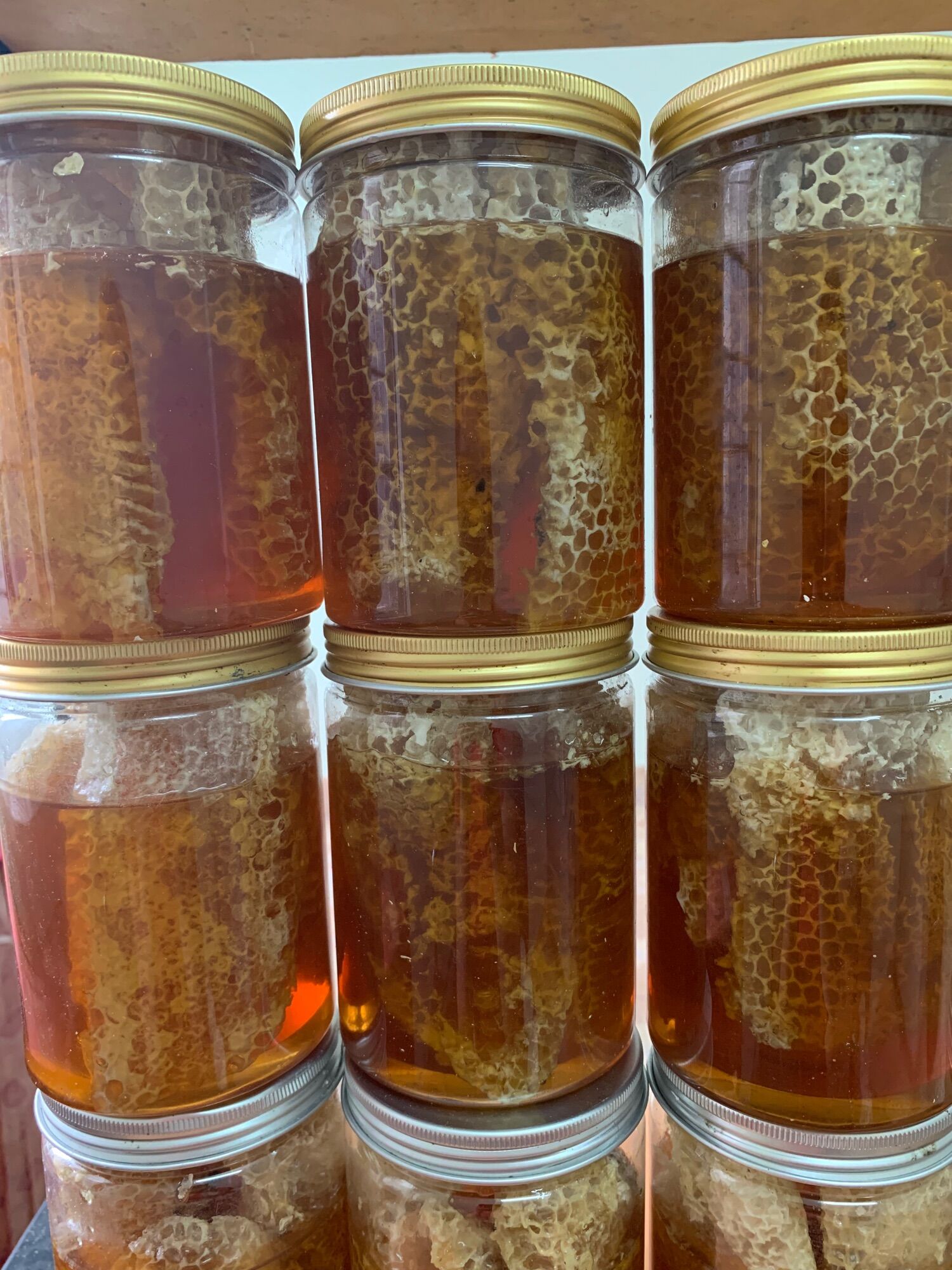 Mật ong nguyên sáp hộp 800g