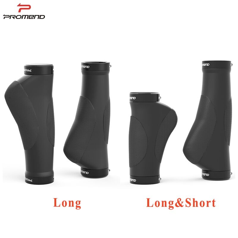 Tay Nắm Xe Đạp MTB Promend Bằng Cao Su Míc Nhôm Chống Trượt