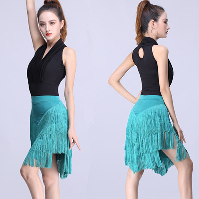 Váy Lắc Lư Khiêu Vũ Latin Mới Cho Nữ Váy Nửa Thân Váy Khiêu Vũ Gitterba Váy Thể Thao Váy Khiêu Vũ Vuông Cho Phụ Nữ