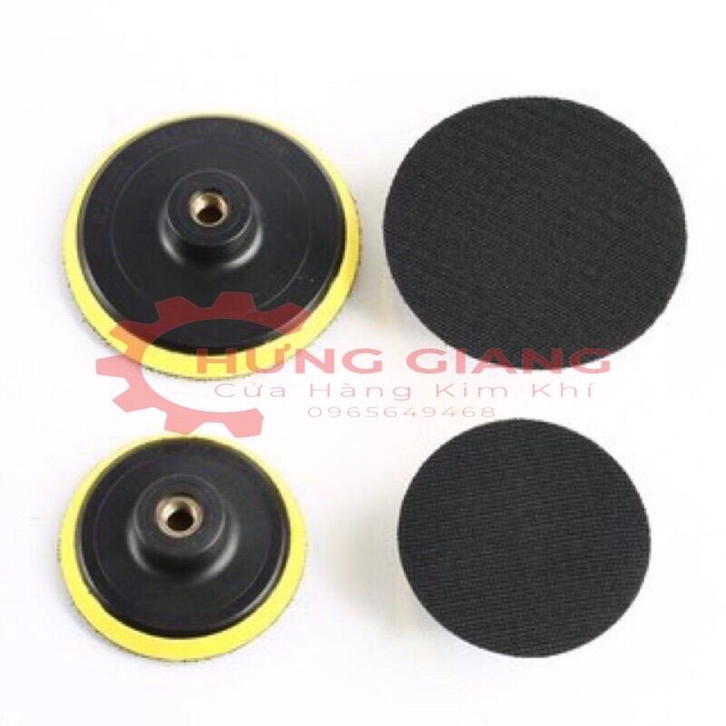 Đế chà nhám gỗ đế nhám tròn nhựa có độ dính cao phi 100-180mm