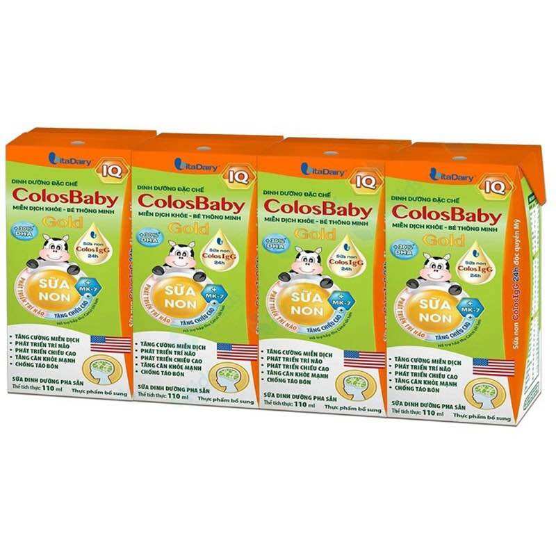 Sữa bột pha sẵn Colosbaby IQ Gold đủ loại 110ml/180ml