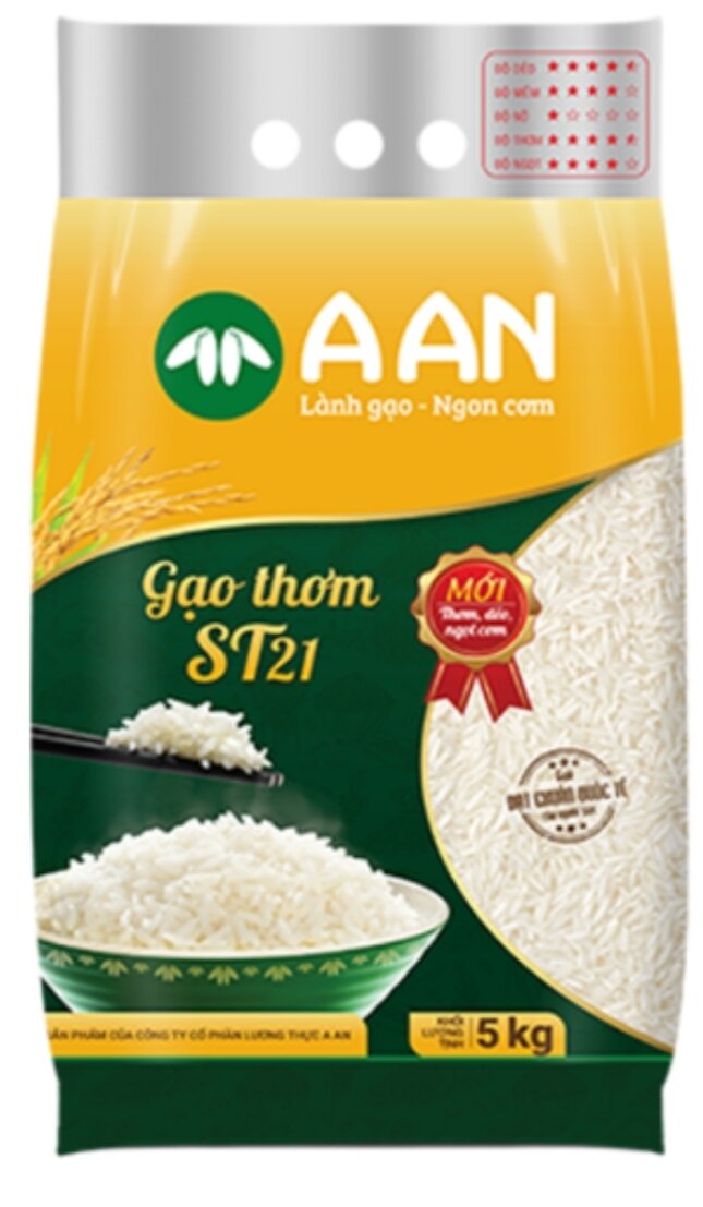 gạo A AN ST21 túi 5 ký