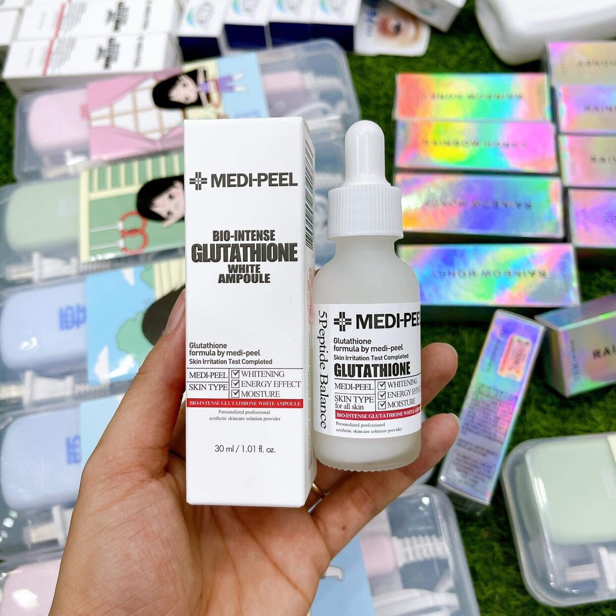 Tinh chất dưỡng trắng medi-peel gluthione 600 white ampoule serum medi peel