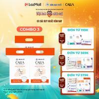 Combo 3 Bông tẩy trang làm sạch da Bông Bạch Tuyết Calla 3D 200 miếng/gói