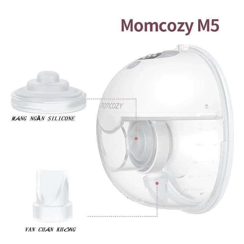 Van chân không, Màng hút sữa silicon máy hút sữa rảnh tay MOMCOZY M5 - Phụ kiện thay thế máy hút sữa Momcozy