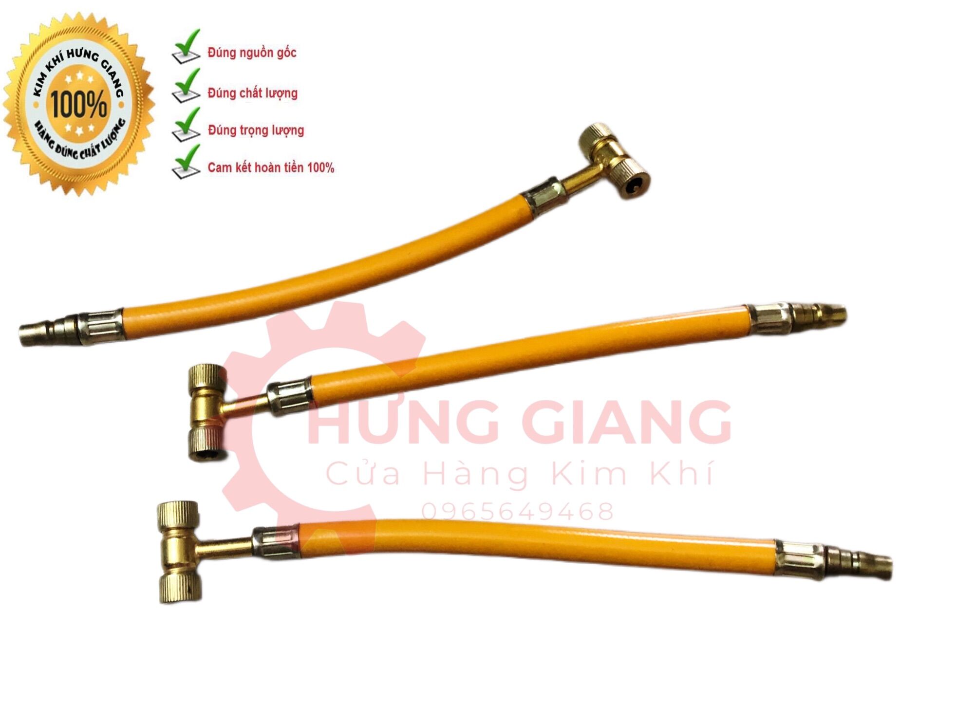 Dây bơm lốp ô tô xe máy 2 đầu bơm búa đa năng dùng cho máy bơm, máy nén khí