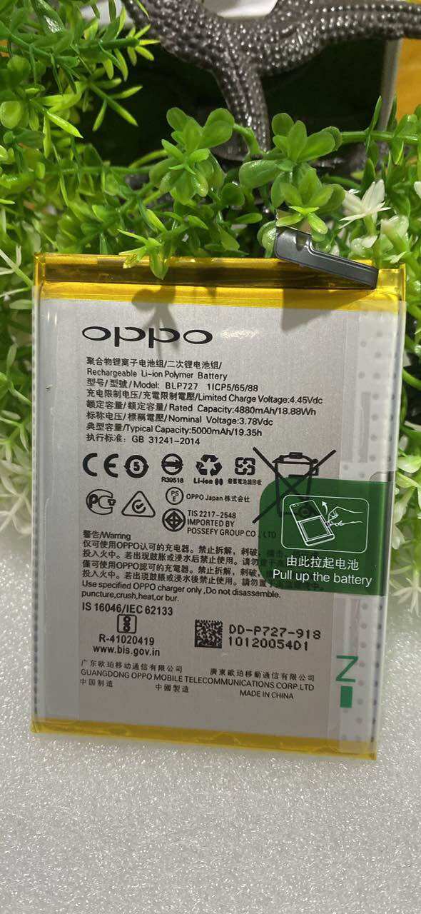 Pin a5/a9 2020 -p727 dung lượng pin thay thế cho điện thoại oppo a5-2020 / a9-2020 giá tốt cho người tiêu dùng
